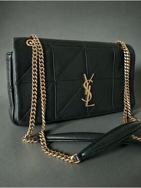 Saint Laurent Jamie 4.3 Small Green Vert Fonce Quilted Lambskin Crossbody YSL